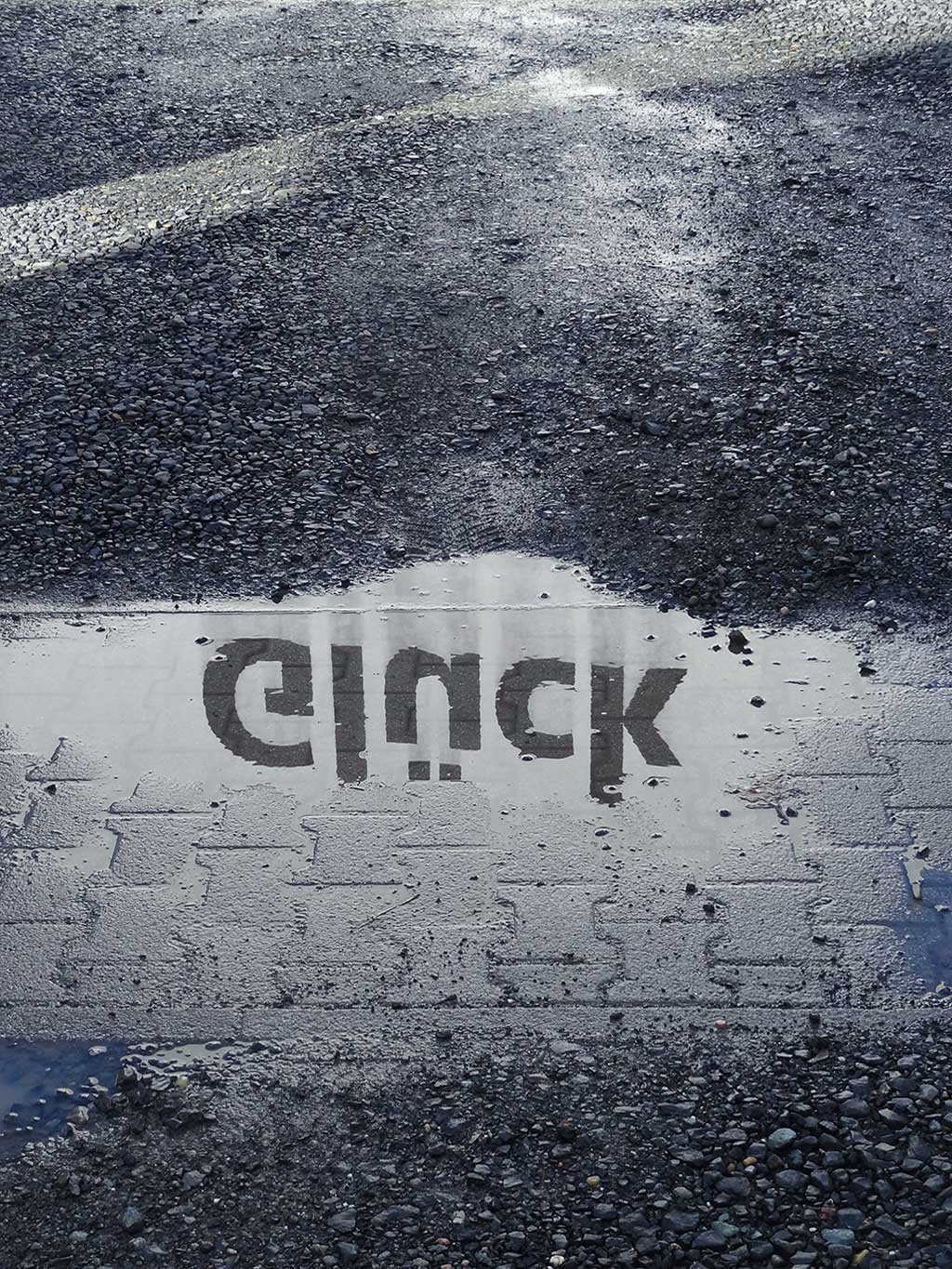 Hausfassade mit Glück